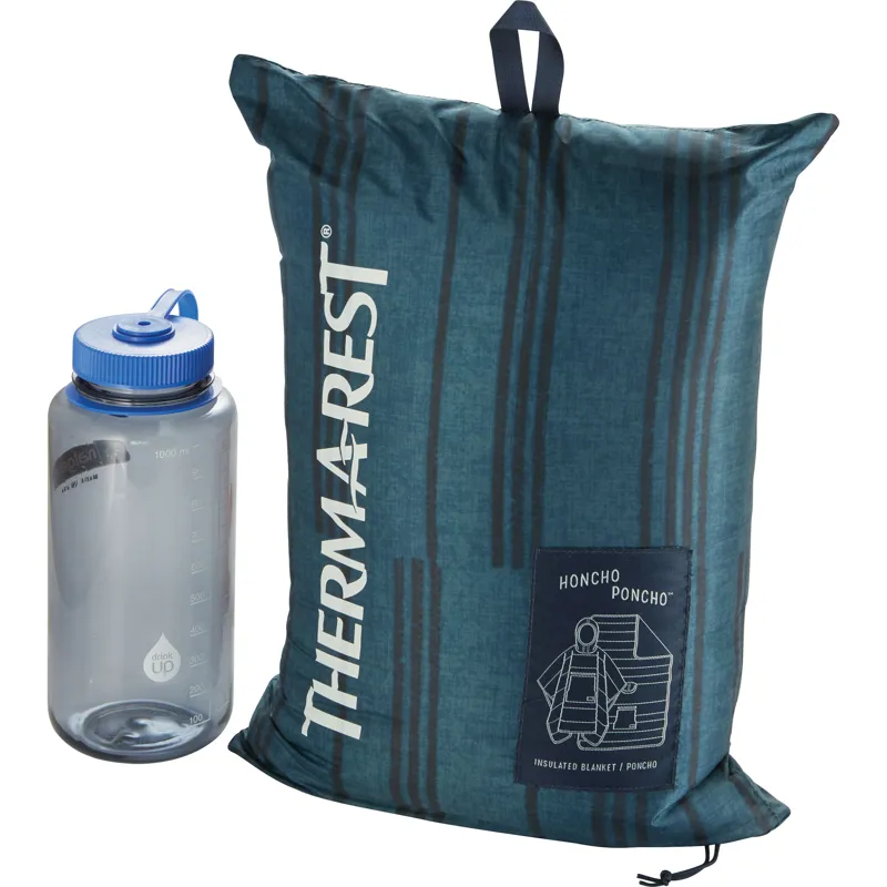 Therm-A-Rest Honcho Poncho in Blue Print-1