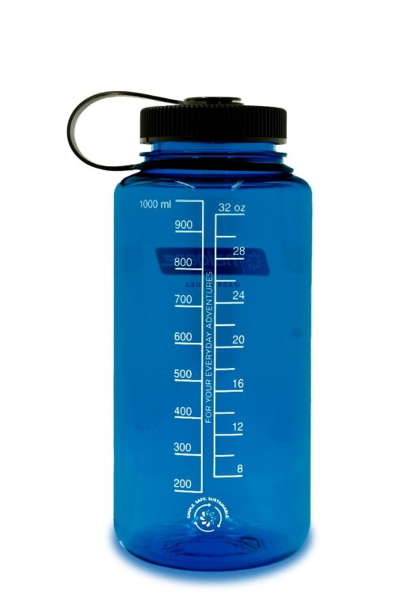 Nalgene Bottle Wide Mouth Sustain 1L Slate Blue-1