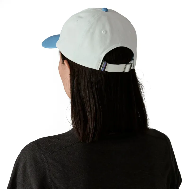 Patagonia P-6 Label Trad Cap in Melt Away: Still Blue-2