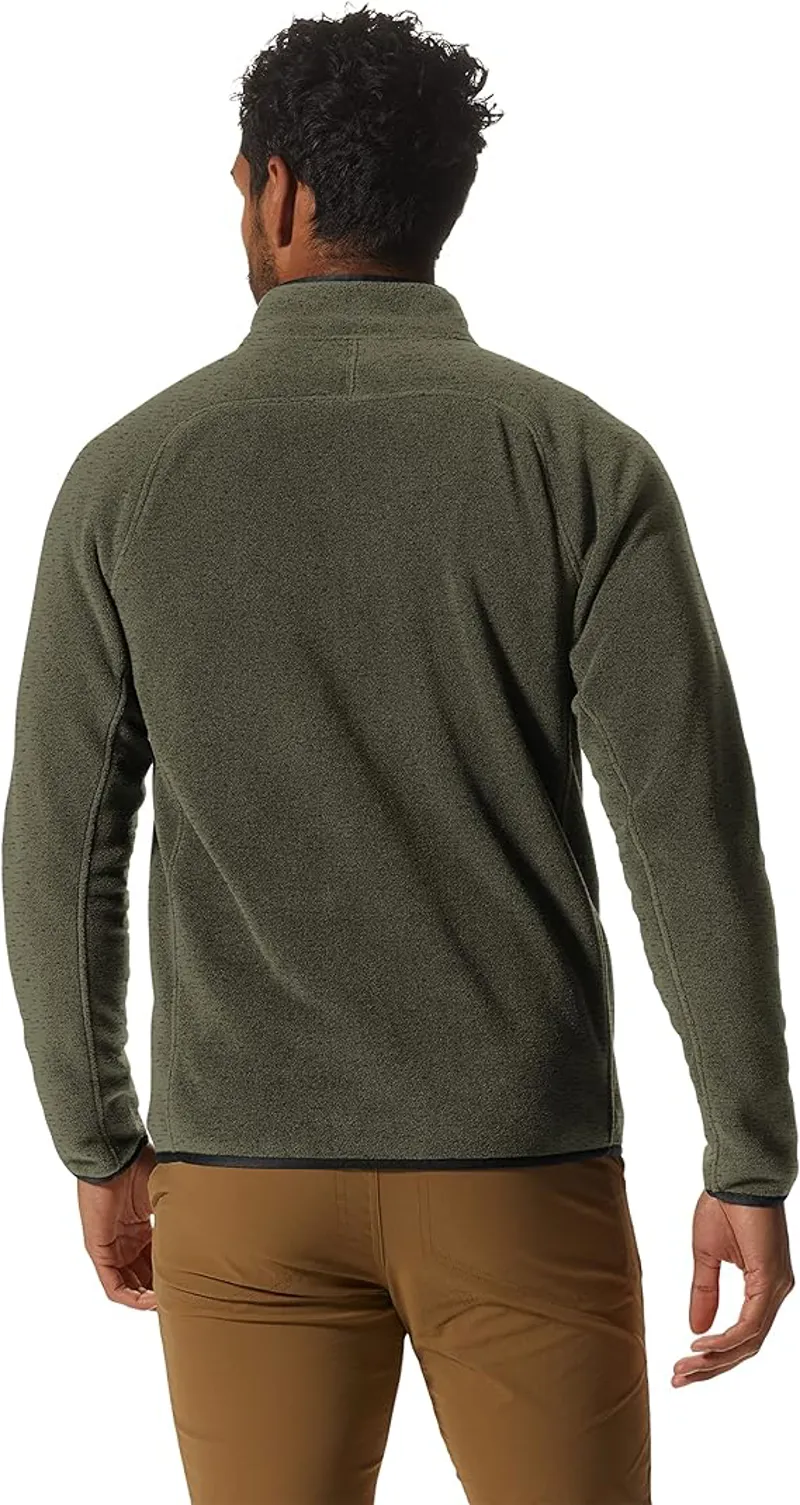 Polartec Double Brushed Full Zip Jacket - Green Heather-4