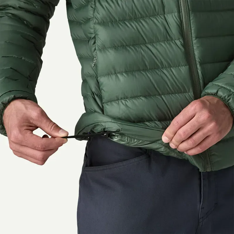 Patagonia Down Sweater Hoody in Treeline Green-8