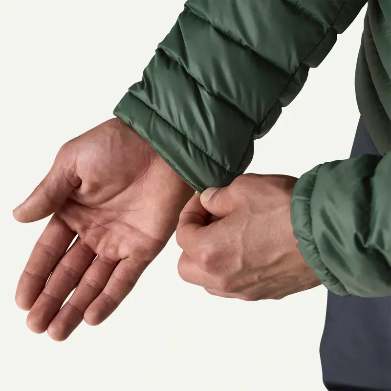 Patagonia Down Sweater Hoody in Treeline Green-7