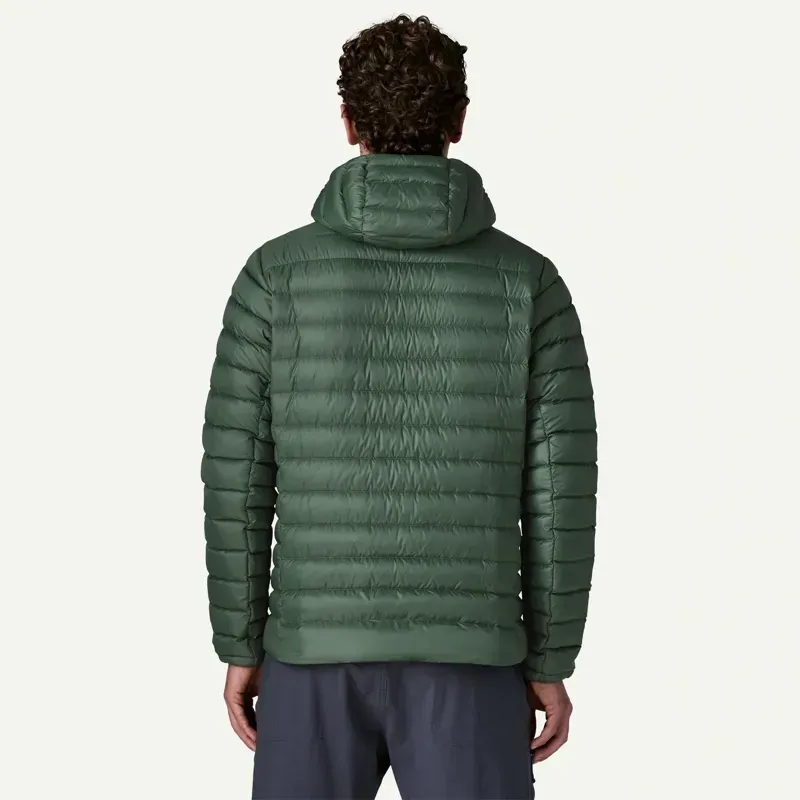 Patagonia Down Sweater Hoody in Treeline Green-2