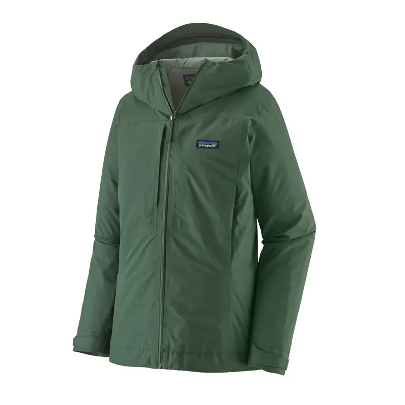 Patagonia Insulated Boulder Fork Women's Rain Jacket in Capy Green