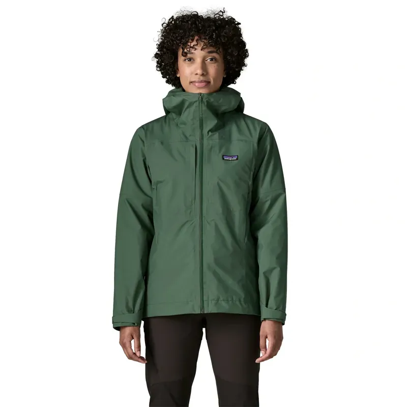 Patagonia Insulated Boulder Fork Women's Rain Jacket in Capy Green-1