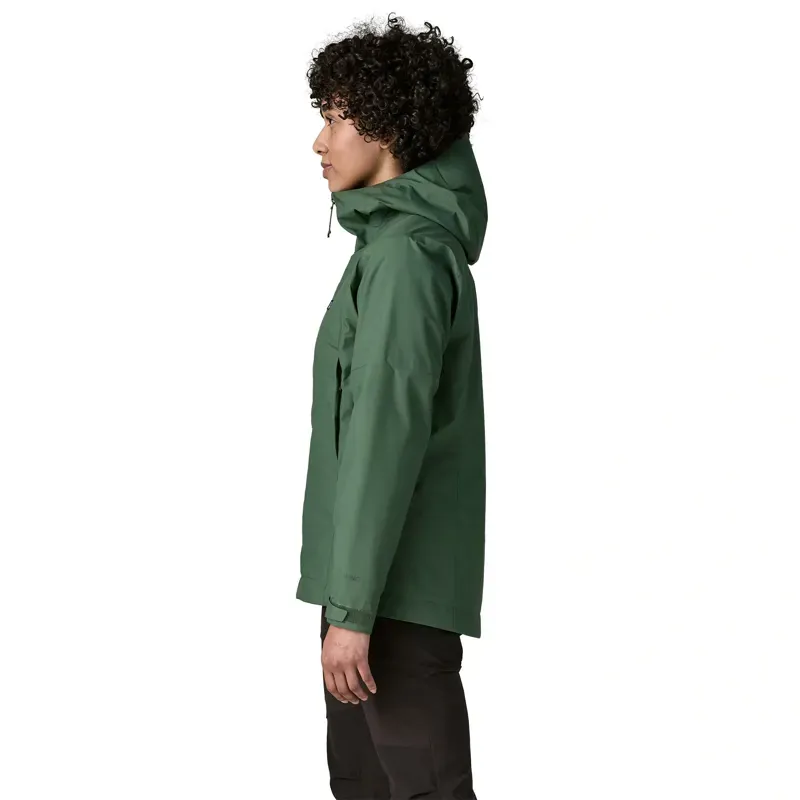 Patagonia Insulated Boulder Fork Women's Rain Jacket in Capy Green-3