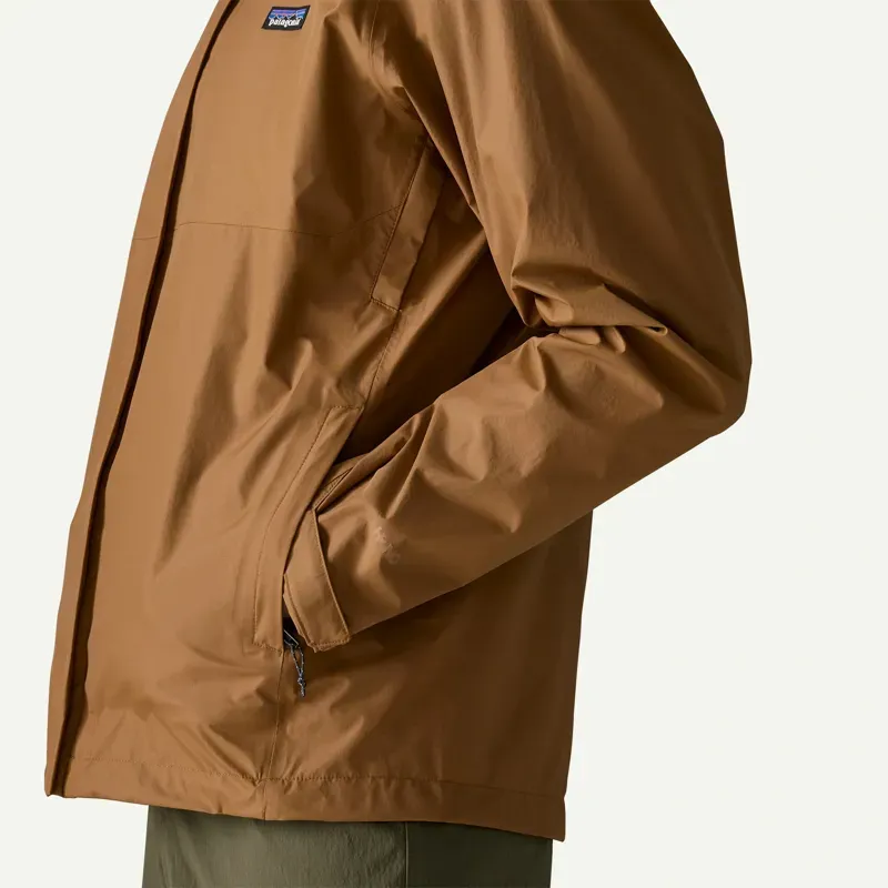 Patagonia Torrentshell 3L Rain Jacket in Deer Brown-4