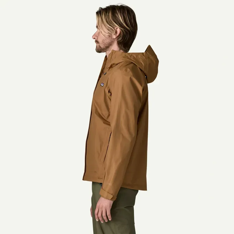 Patagonia Torrentshell 3L Rain Jacket in Deer Brown-3