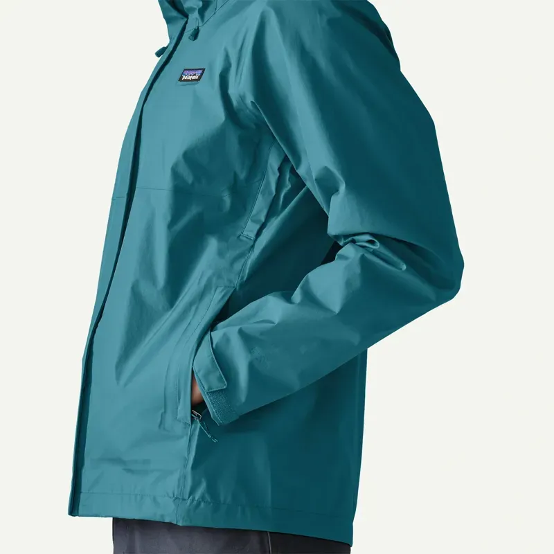 Patagonia Torrentshell 3L Rain Jacket in Glacial Blue-4