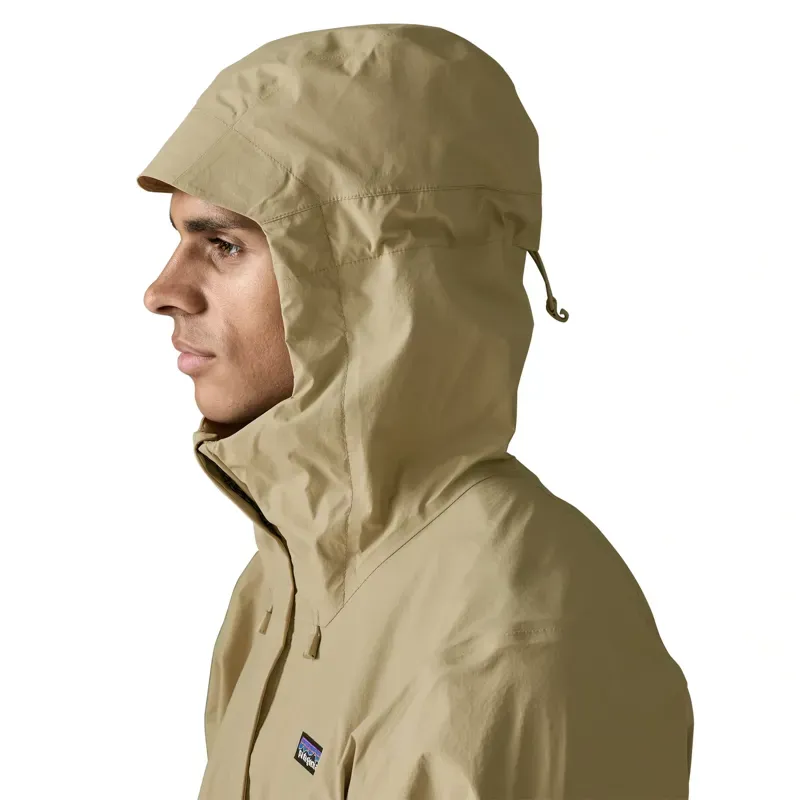 Patagonia Torrentshell 3L Rain Jacket in Weathered Stone-5
