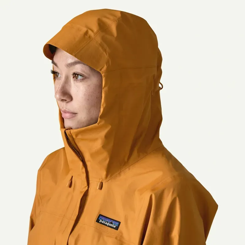 Patagonia Women's Torrentshell 3L Rain Jacket in Cinnamon Brown-5