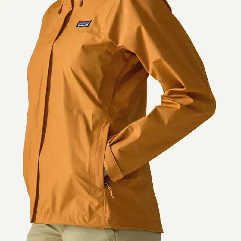 Patagonia Women's Torrentshell 3L Rain Jacket in Cinnamon Brown-4