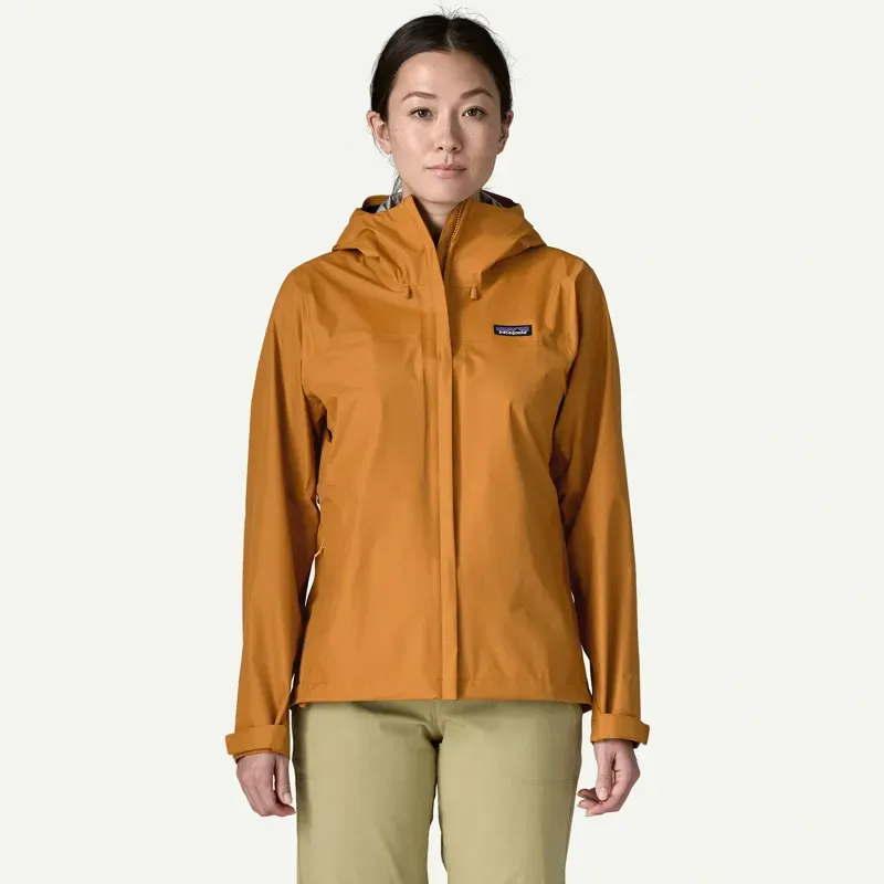 Patagonia Women's Torrentshell 3L Rain Jacket in Cinnamon Brown-1