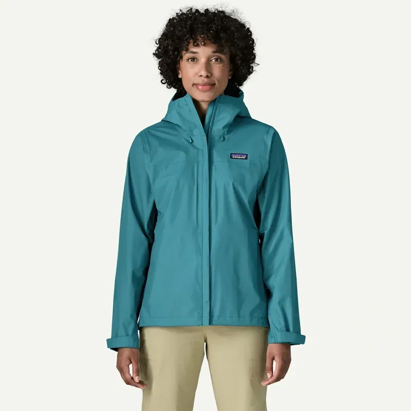 Patagonia Women's Torrentshell 3L Rain Jacket in Glacial Blue-1