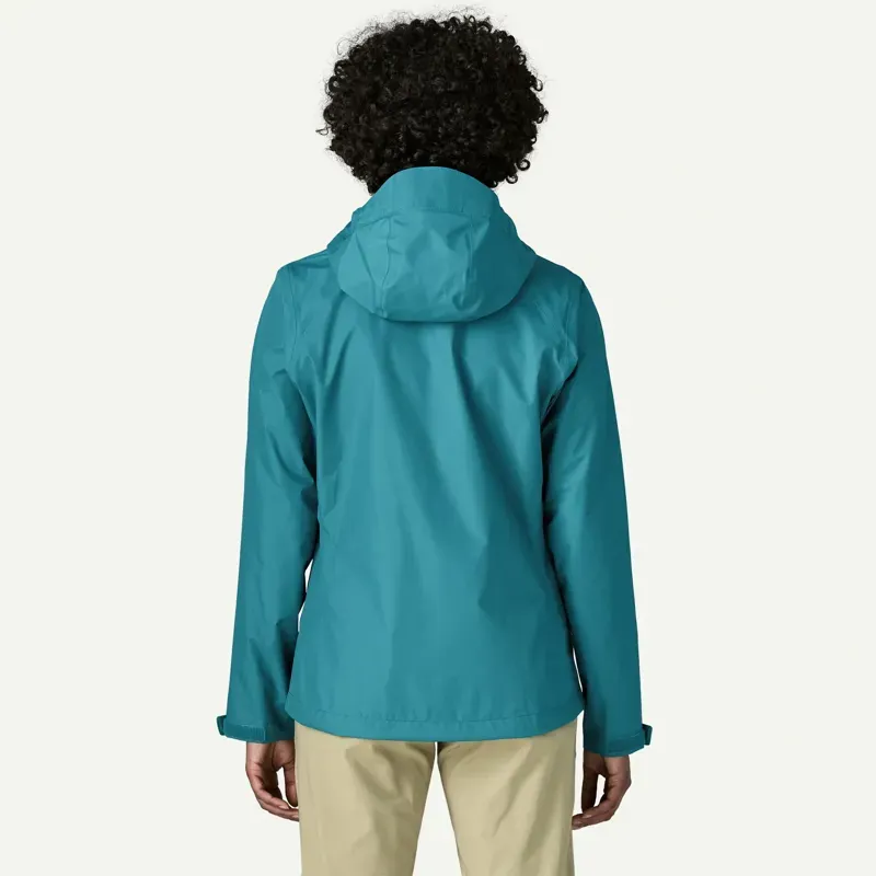Patagonia Women's Torrentshell 3L Rain Jacket in Glacial Blue-2