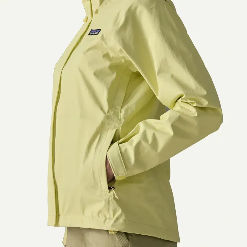 Patagonia Women's Torrentshell 3L Rain Jacket in Vellum Green-4