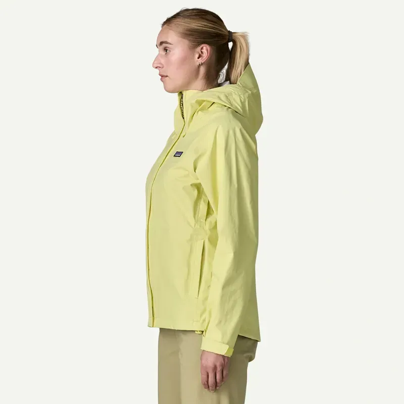 Patagonia Women's Torrentshell 3L Rain Jacket in Vellum Green-3