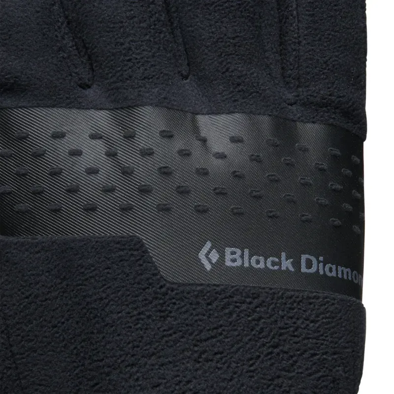 Black Diamond Alpine Fleece Gloves in Black-1