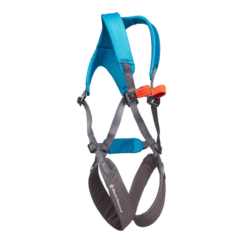 Black Diamond Momentum Kids Full Body Harness in Azul