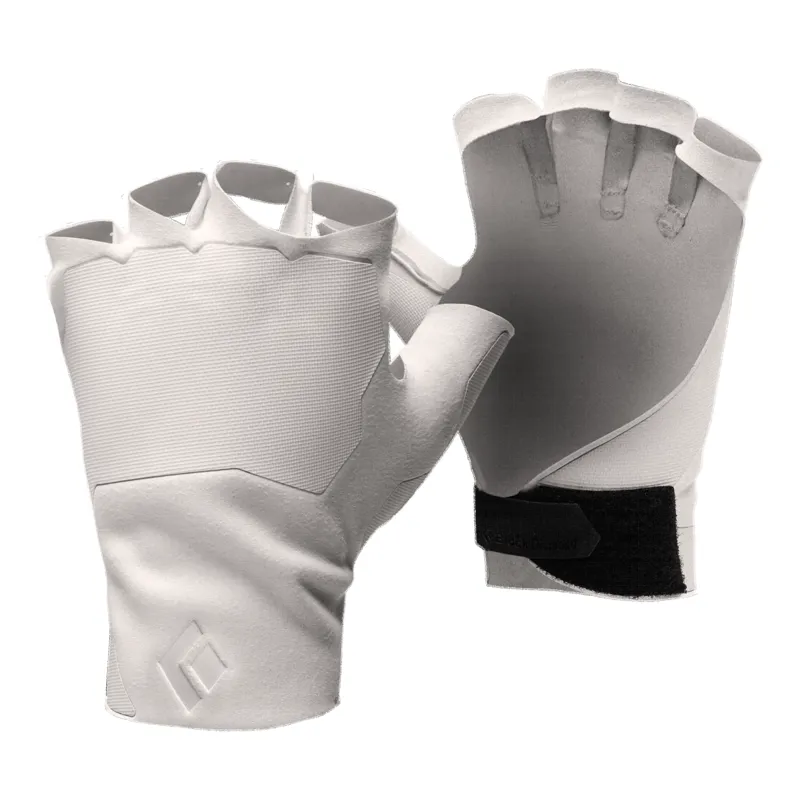 Black Diamond Crack Gloves in White