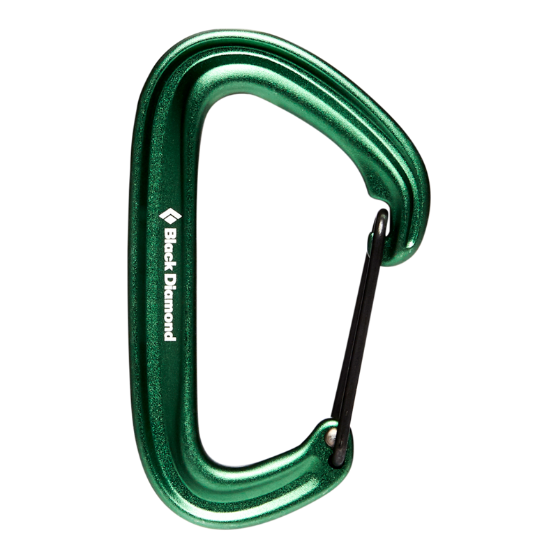 Black Diamond LiteWire Carabiner in Green