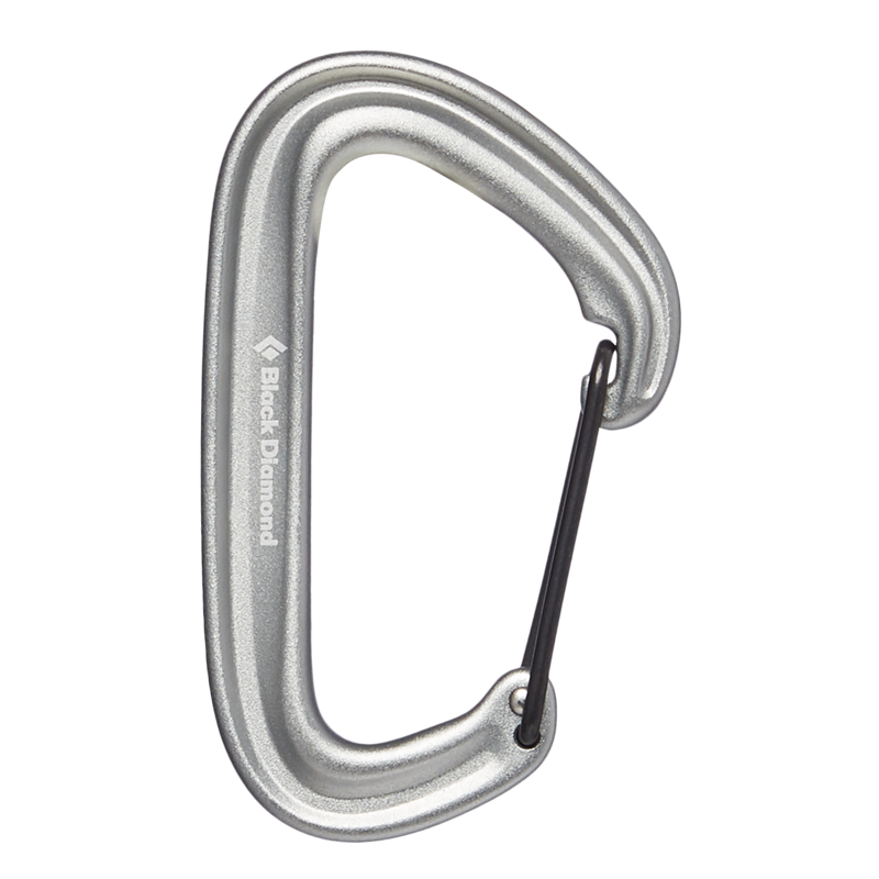 Black Diamond LiteWire Carabiner in Grey