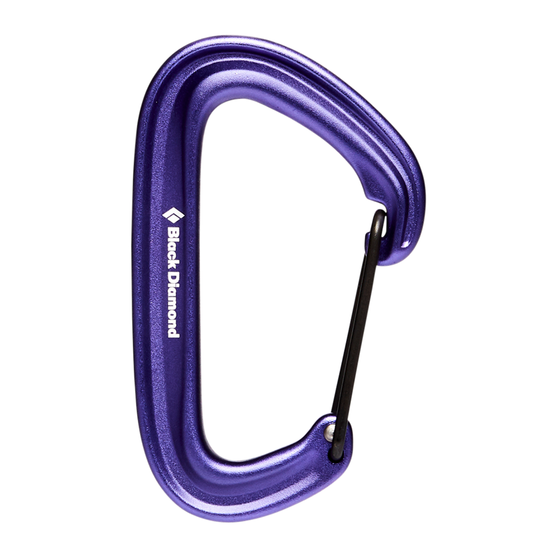 Black Diamond LiteWire Carabiner in Purple