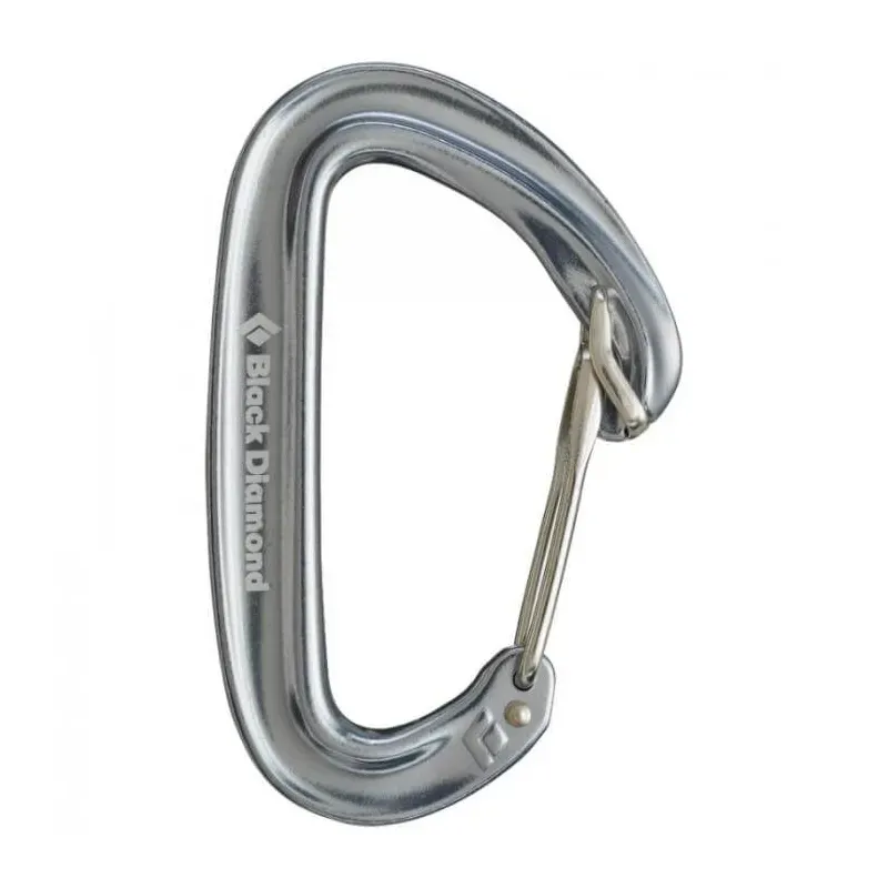Black Diamond Oz Carabiner in Polished