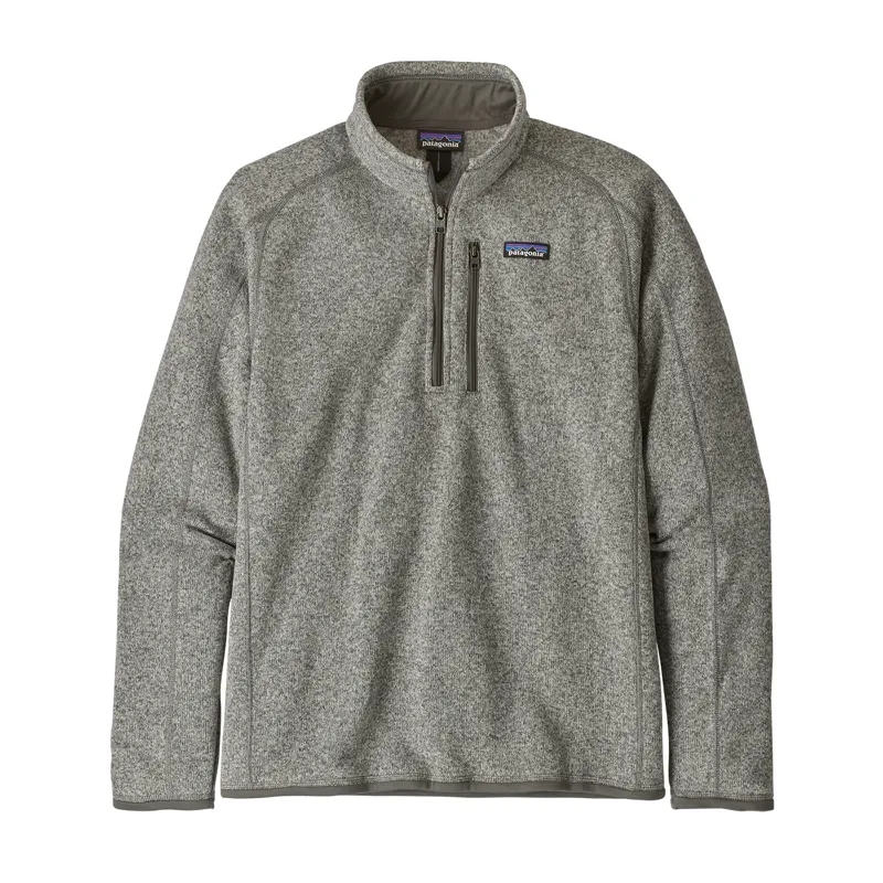 Patagonia Better Sweater Quarter Zip Fleece in Stonewash