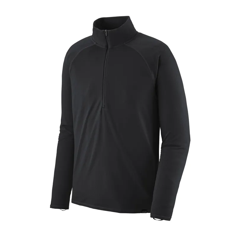 Patagonia Capilene Midweight Zip Neck Baselayer in Black
