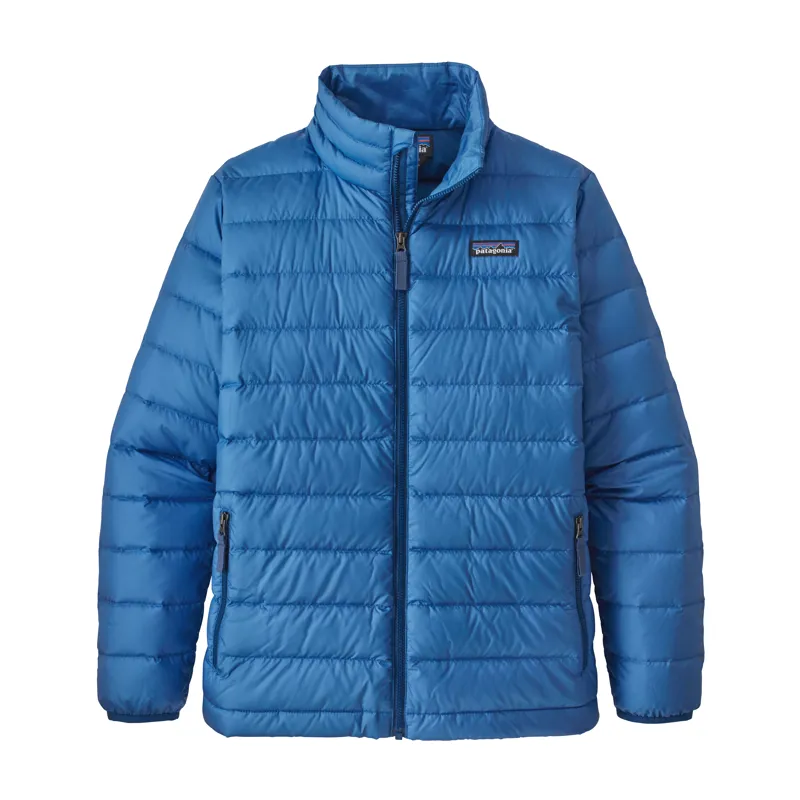 Patagonia Boys Down Sweater Jacket in Bayou Blue