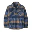 Patagonia Lightweight Insulated Fjord Flannel Shirt in William: Smolder Blue