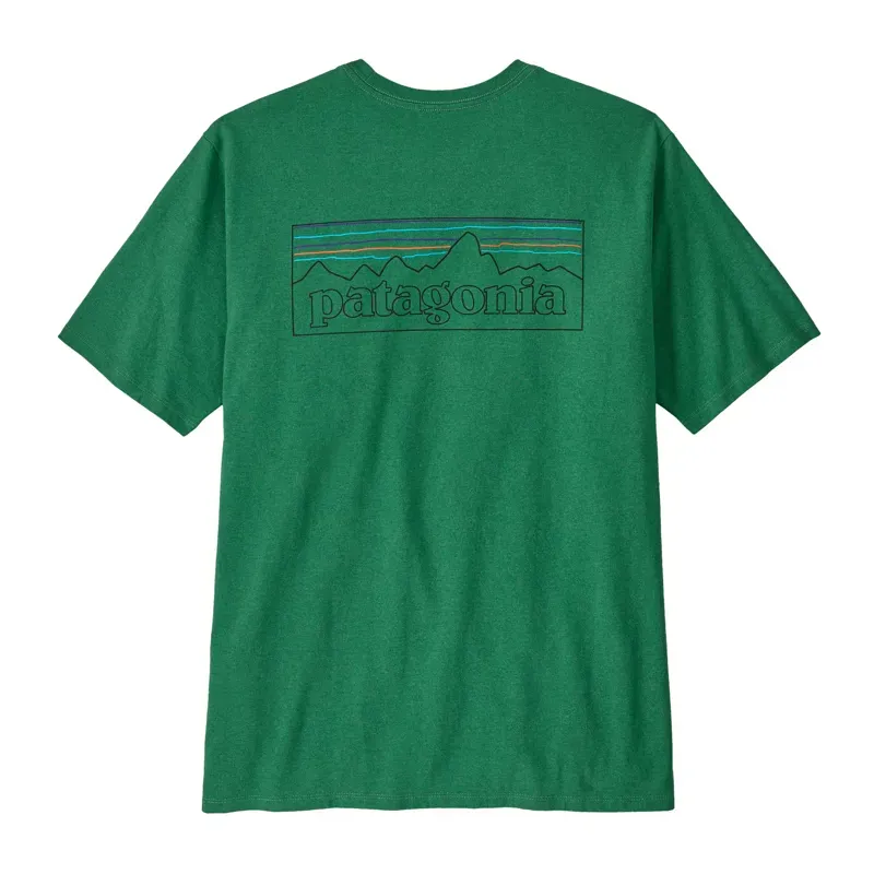 Patagonia P-6 Logo Responsibili-Tee in P-6 Outline: Heartleaf Green