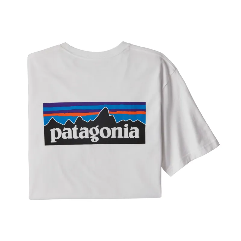 Patagonia P-6 Logo Responsibili-Tee in White
