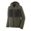 Patagonia R2 TechFace Fleece Hoody in Pine Needle Green