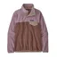 Patagonia Womens' Lightweight Synchilla Snap-T Pullover in Dulse Mauve