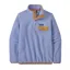 Patagonia Womens' Lightweight Synchilla Snap-T Pullover in Pale Periwinkle