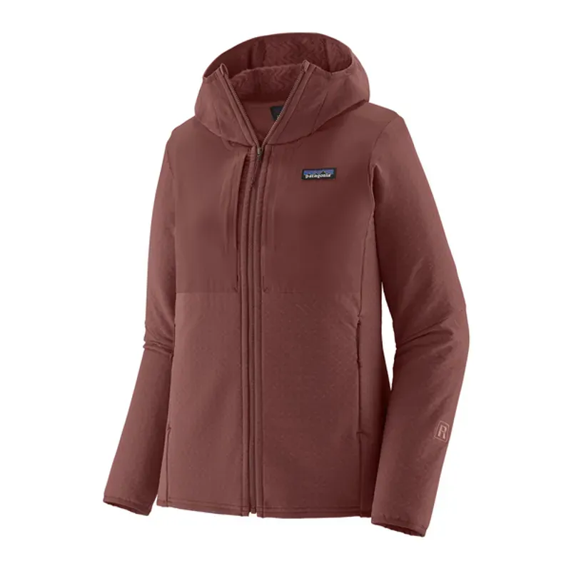 Patagonia Womens R2 CrossStrata Hoody in Dark Ruby