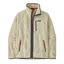 Patagonia Men's Retro Pile Fleece Jacket in Pelican/Smolder Blue