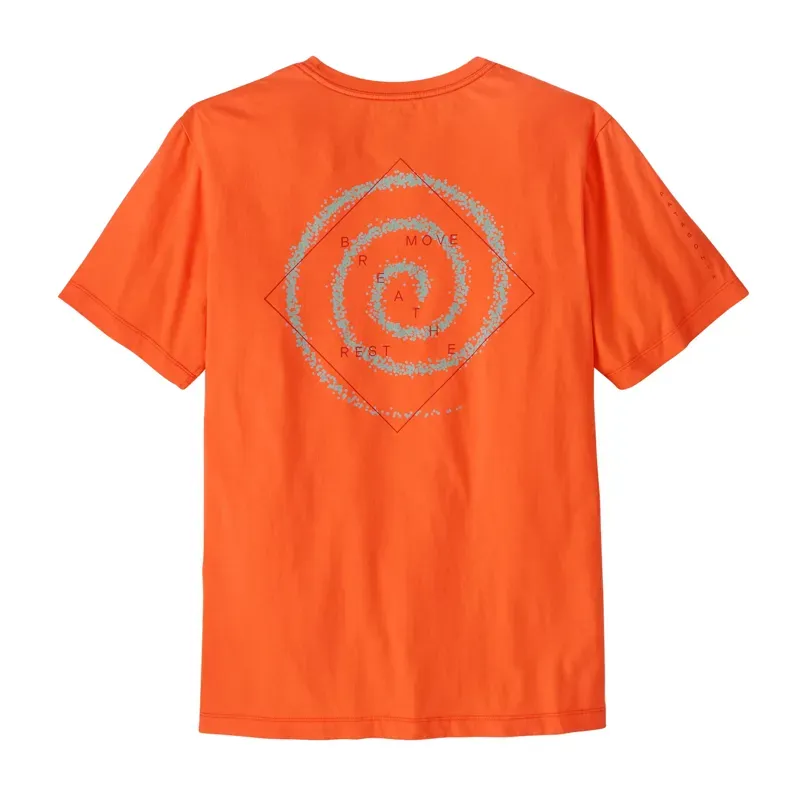 Patagonia Men's Multi-Pitch T-Shirt in Orange Peel