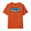 Patagonia Men's P-6 Logo T-Shirt in Coal Orange