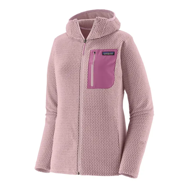 Patagonia Women's R1 Air Fleece Full-Zip Hoody in Quiet Violet