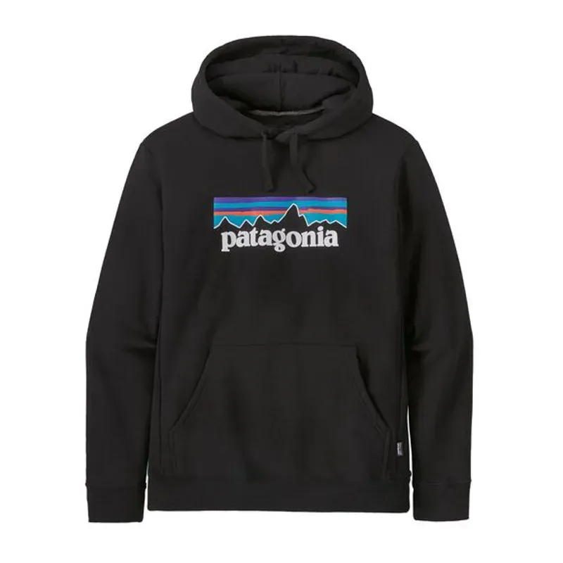 Patagonia P-6 Logo Uprisal Hoody in Black