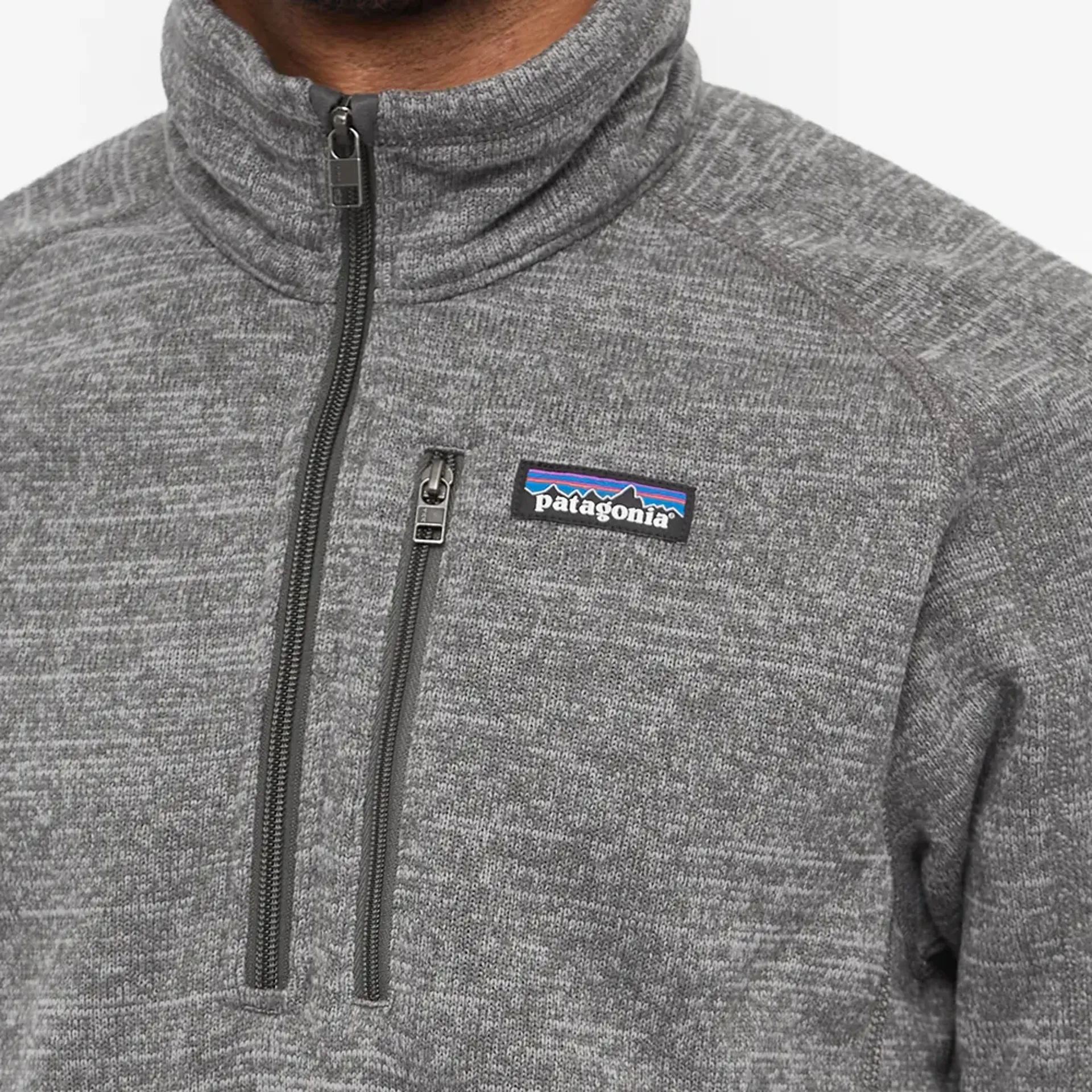 M s Better Sweater 1 4 Zip in Nickel