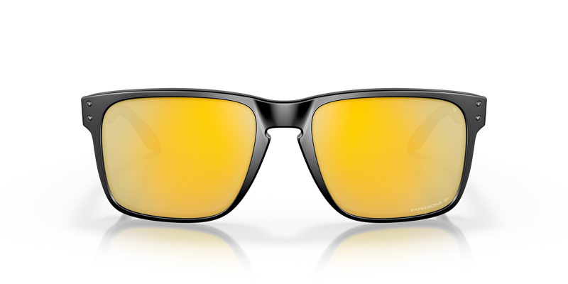Holbrook XL Prizm Matte Black frame with Prizm 24K Gold polarized lenses-2