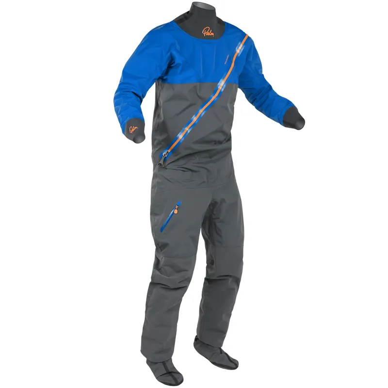 Palm Rogen Suit in Cobalt/ Jet Grey