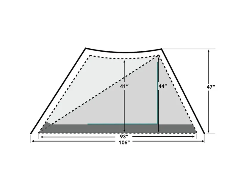 X-MID 1 Tent in Sea Spray Green-12