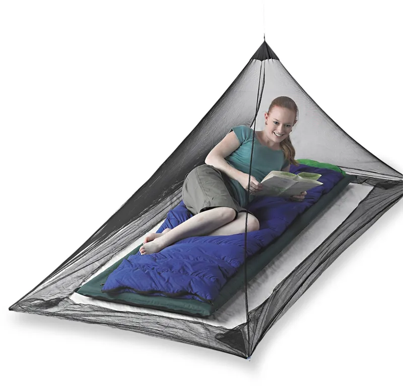Sea To Summit Nano Pyramid Double Mosquito Net in Grey-2