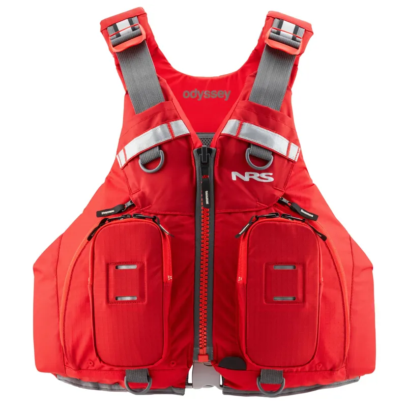 NRS Odyssey Sea Kayaking PFD in Red