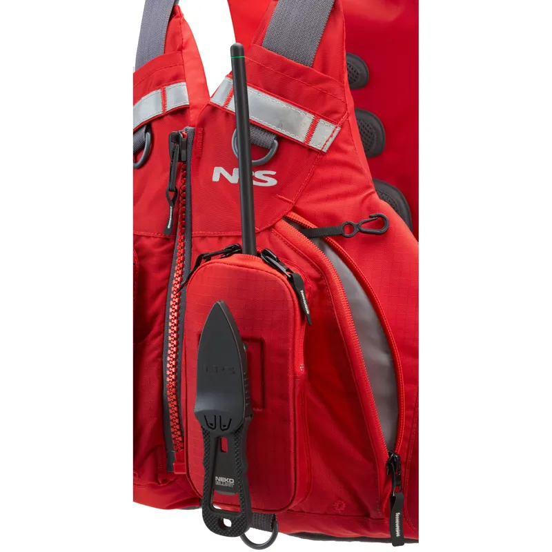 NRS Odyssey Sea Kayaking PFD in Red-3